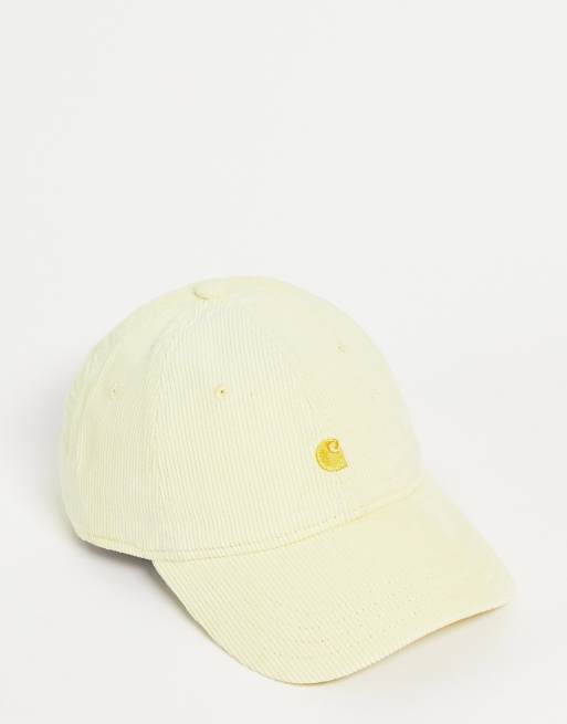 Carhartt WIP harlem cord cap in yellow ASOS