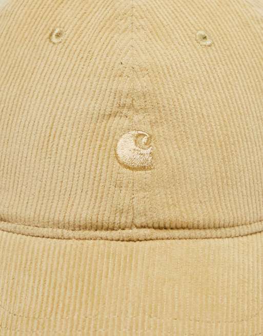Carhartt WIP Harlem corduroy cap in beige, 4 of 4