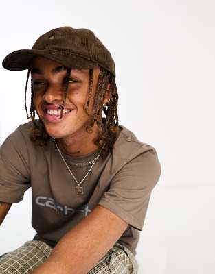 Carhartt WIP Carhartt WIP harlem corduroy cap in brown