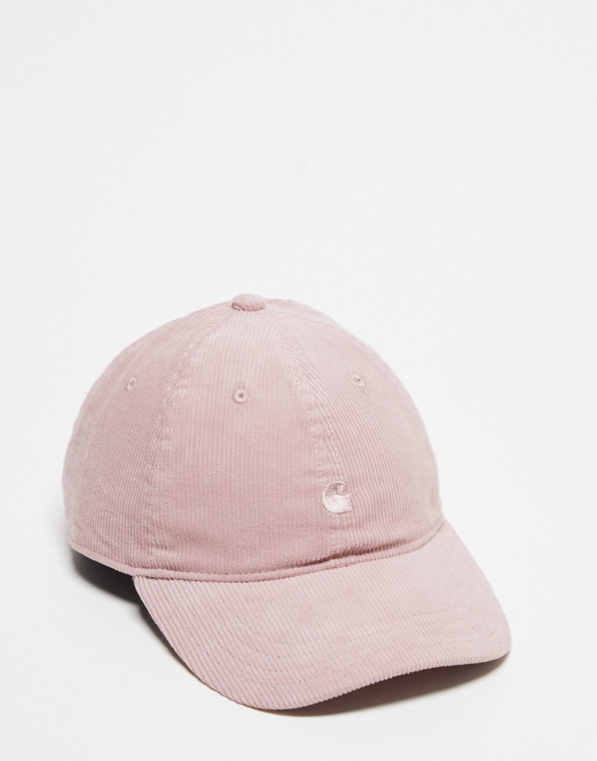 Carhartt WIP harlem corduroy cap in pink