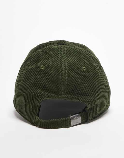Carhartt WIP – Harlem – Grön keps i manchester med logga, 3 av 3