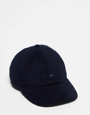 Carhartt WIP - Harlem - Kappe aus Cord in Marineblau