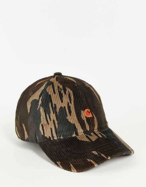 Carhartt WIP – Harlem – Kappe aus Cord mit Military-Muster