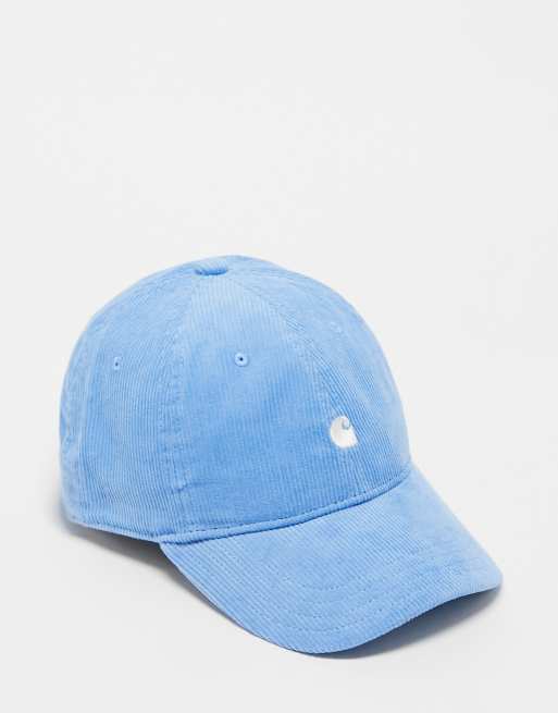 Carhartt WIP – Harlem – Niebieska sztruksowa czapka z daszkiem