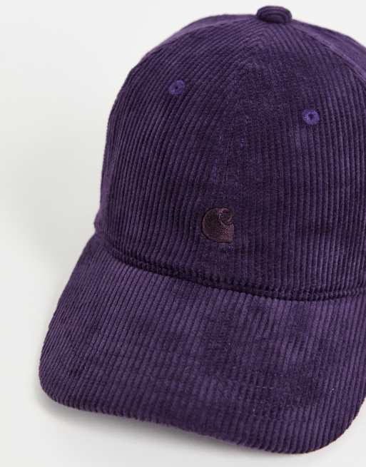 Carhartt WIP - Harlem - Pet van corduroy in paars, 3 van 4