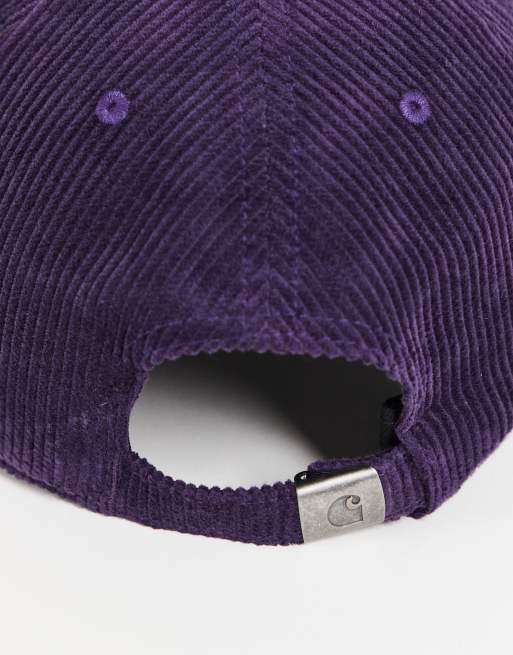 Carhartt WIP - Harlem - Pet van corduroy in paars, 4 van 4