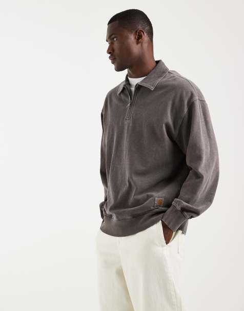 Carhartt WIP - Harper - Brun polo-sweatshirt - view 1
