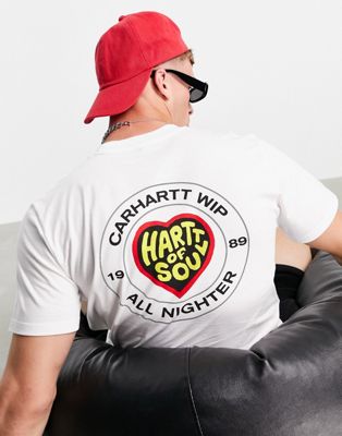 Carhartt WIP – Hartt of Soul – T-Shirt in Weiß