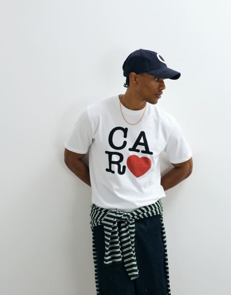 Carhartt WIP – Hartt – Vit t-shirt - view 1