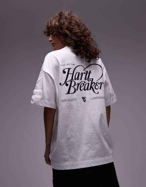 Carhartt WIP - Harttbreaker - T-shirt met korte mouwen in wit 