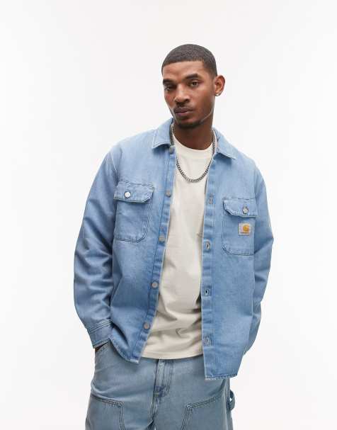 Carhartt WIP - Harvey - Chemise en jean - Bleu moyen - view 1