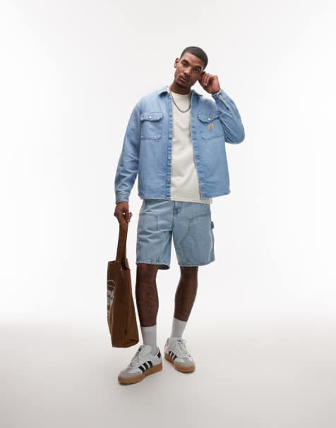 Carhartt WIP – Harvey – Niebieska koszula jeansowa - view 1
