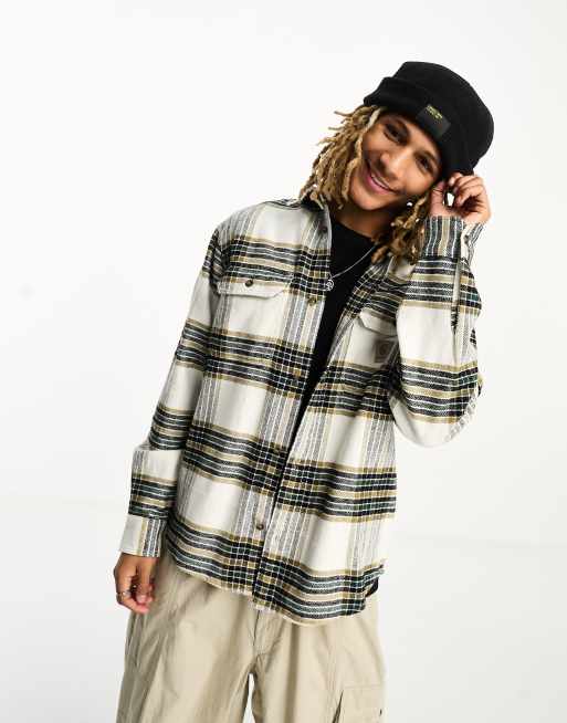 Carhartt WIP – Hawkins – Kariertes Hemd in Weiß