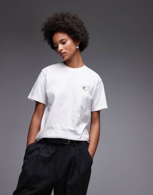 Carhartt WIP – Hear of hearts – Vit t-shirt, 2 av 4