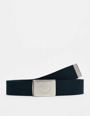 Carhartt WIP heart clip belt in green - view 1