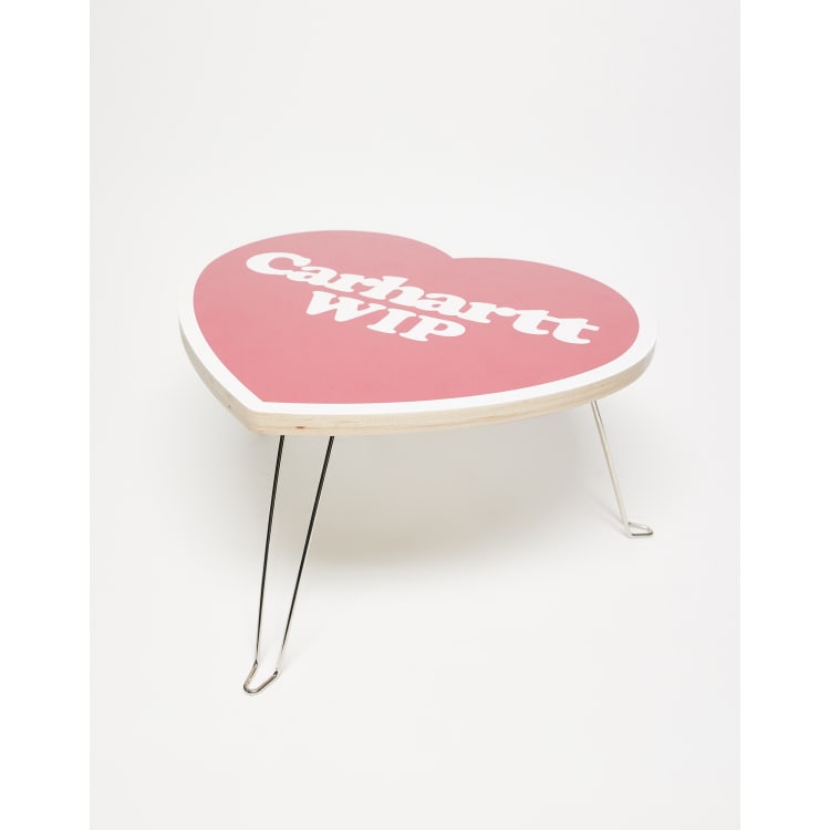 Carhartt WIP heart folding table in red | ASOS