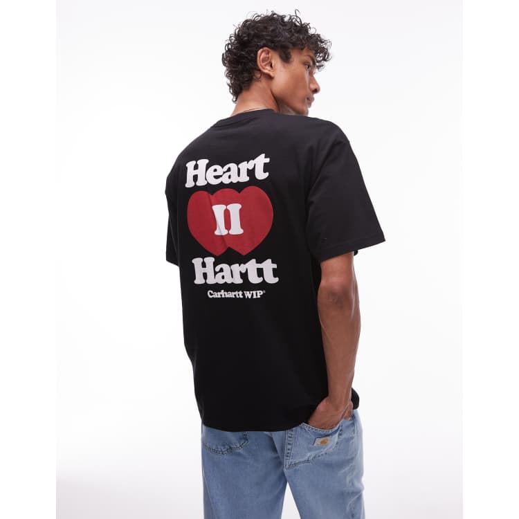 Carhartt WIP heart II hartt motif back print t-shirt in