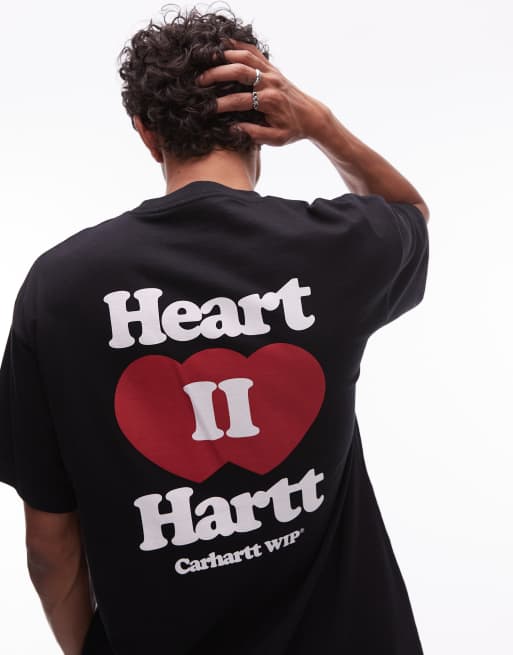 Tシャツ・カットソー Carhartt Wip Heart Ii Hartt T-Shirt Carhartt WIP S/S Heart II Hartt Tee White | BSTN Store