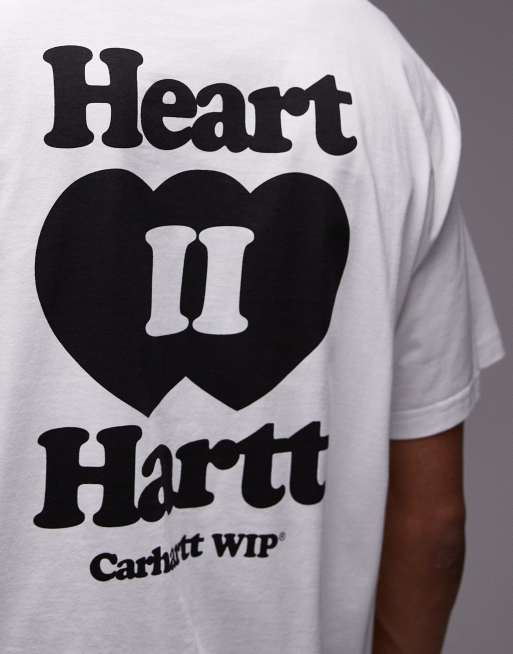 Carhartt WIP heart II hartt motif back print T-shirt in