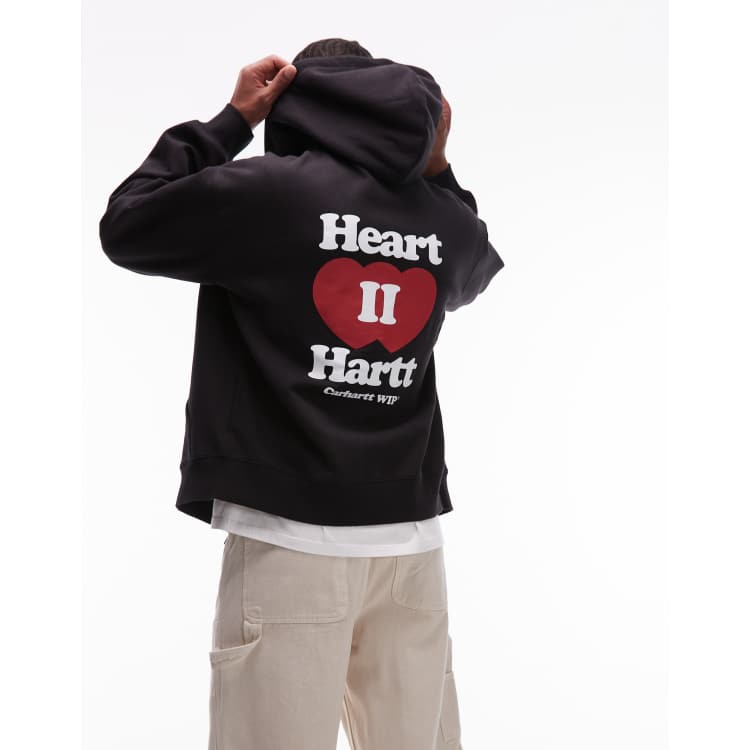 【carhartt】速達無料 \"Heart II Hartt\" ジップ フーディ /Black Carhartt WIP Hooded Heart II Hartt Sweat Jacket | Blue