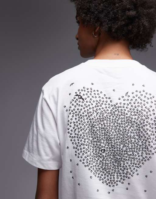Carhartt WIP - Heart of Hearts - T-shirt - Blanc, 3 de 4