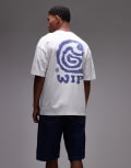 [Carhartt WIP] Carhartt WIP helix loose fit motif t-shirt in white L WHITE