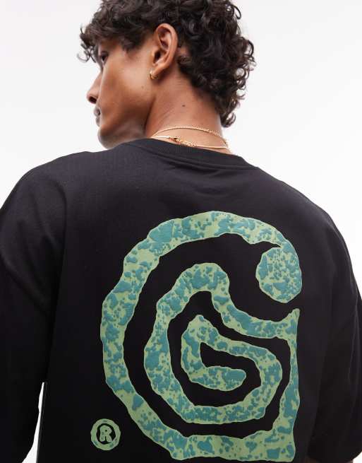 Carhartt WIP helix loose fit t-shirt with back print in black | ASOS