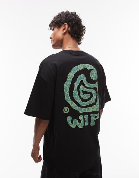 Carhartt WIP - Helix - T-shirt ample à imprimé - Noir - view 1