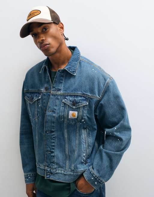 Carhartt WIP Helston chaqueta vaquera en azul, 4 de 5