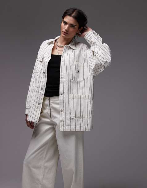 Carhartt WIP Hendry jacket in pinstripe - view 1