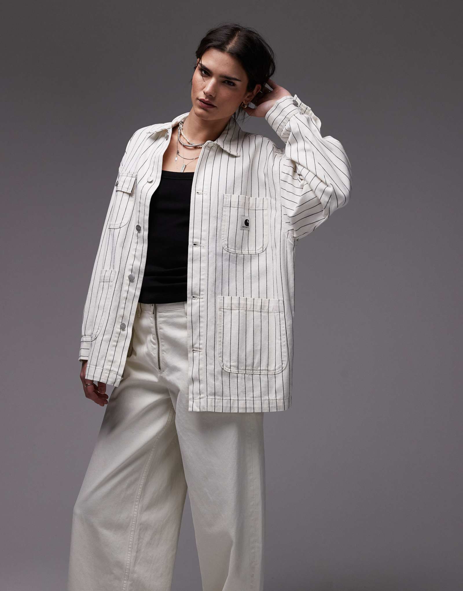 Куртка Carhartt WIP Hendry в тонкую полоску 