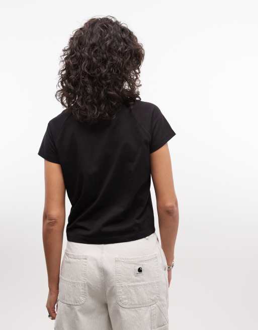 Carhartt WIP honest work t-shirt in black, 4 of 4