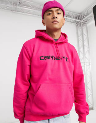 pink carhartt sweatshirt