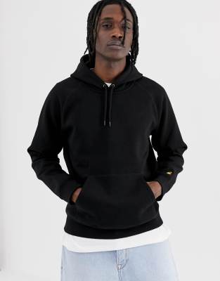 carhartt chase hoodie black