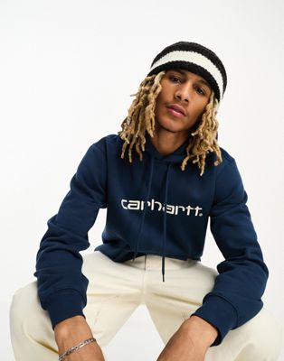 Carhartt WIP hooded sweatshirt in blue