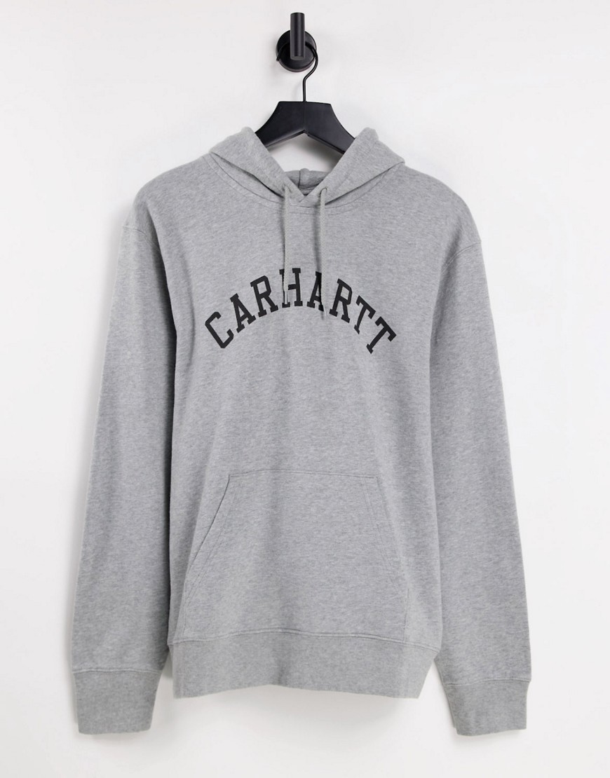 Carhartt WIP - Hoodie met logo in universiteit-stijl in grijs