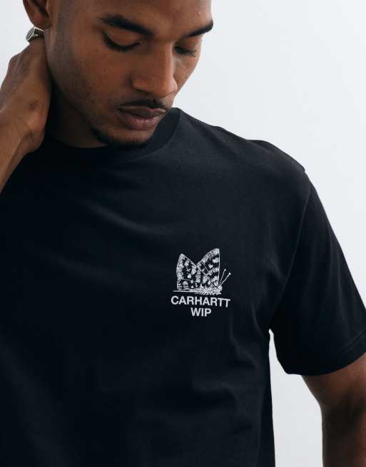 Carhartt WIP Hourglass back print t-shirt in black, 3 of 10
