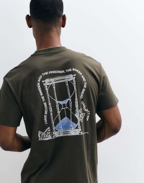 Carhartt WIP Hourglass back print t-shirt in khaki - view 1
