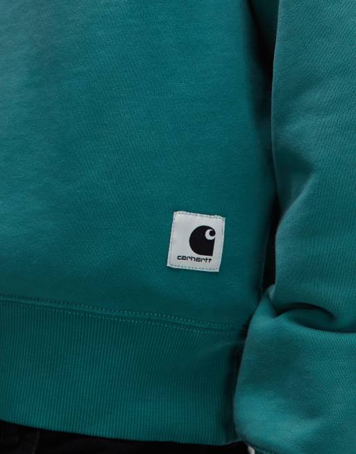 Carhartt WIP - Hudson - Balloon fit sweatshirt in vervaagd groen, 2 van 4