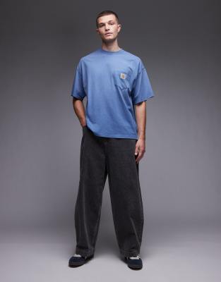 Carhartt Hudson Pocket T-shirt In Blue