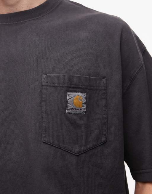 Carhartt WIP - Hudson - T-shirt à poche - Noir délavé, 5 de 5
