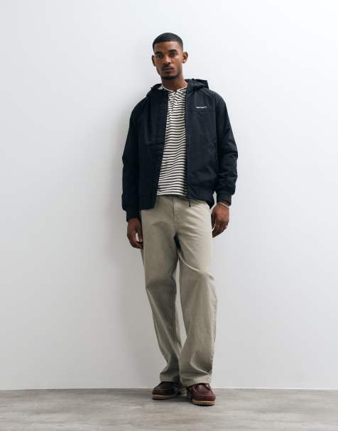 Carhartt WIP huvjacka med dragkedja Sail i svart - view 1