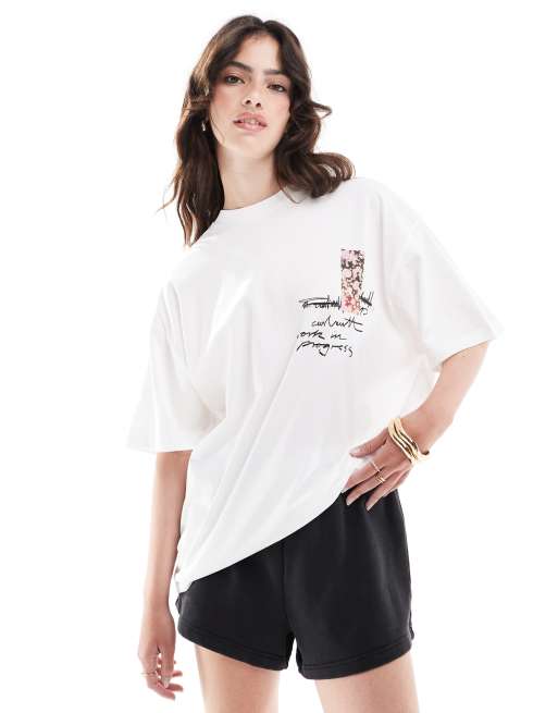 Carhartt WIP – Immerse – T-Shirt in Weiß mit Grafik
