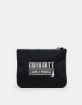 [Carhartt WIP] Carhartt WIP Industry zip wallet in black One Size Black