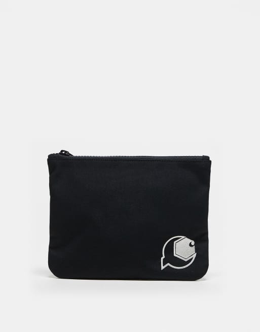 Carhartt WIP industry zip wallet in black
