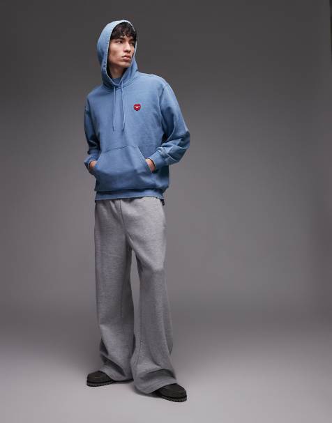 Carhartt WIP - Ingo - Hoodie van zware stof in lichtblauw - view 1