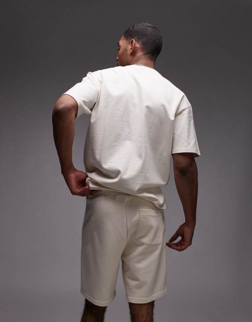 Carhartt WIP – Ingo – Naturvita sweatshorts, 3 av 5