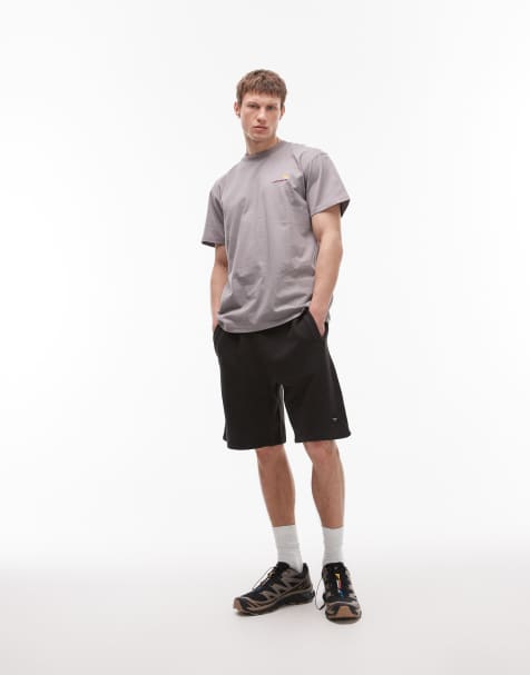 Carhartt WIP ingo sweat shorts in black - view 1