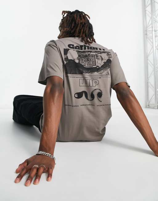 Carhartt WIP – Innovations – Brązowy T-shirt