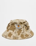 [Carhartt WIP] Carhartt WIP Irwin bucket hat in camo-Multi S-M Cream
